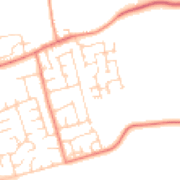 Daytime road noise heatmap for YO8 9TR