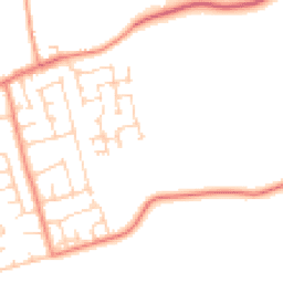 Daytime road noise heatmap for YO8 9TZ