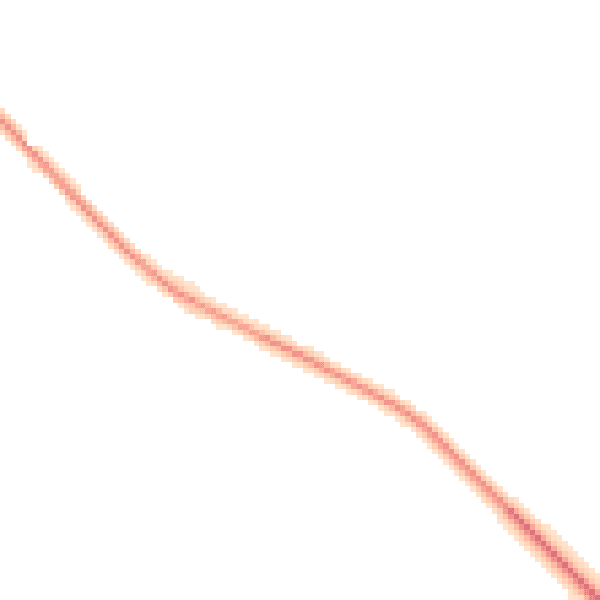 Night-time road noise heatmap for BB18 5BL