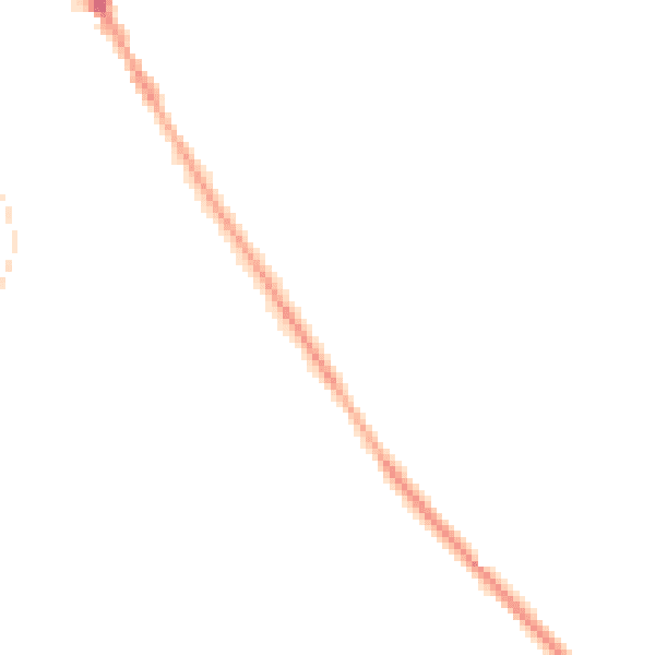 Night-time road noise heatmap for BB18 5DQ