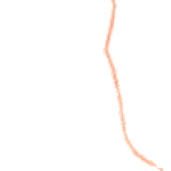 Night-time road noise heatmap for BB18 5FE
