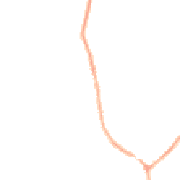 Night-time road noise heatmap for BB18 5JZ