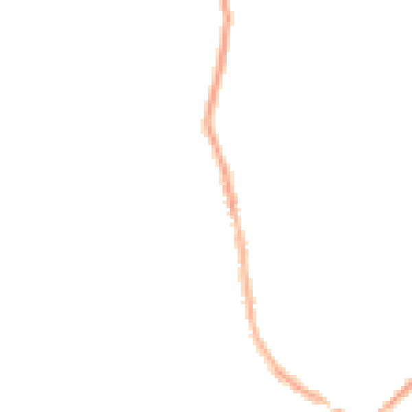 Night-time road noise heatmap for BB18 5LH