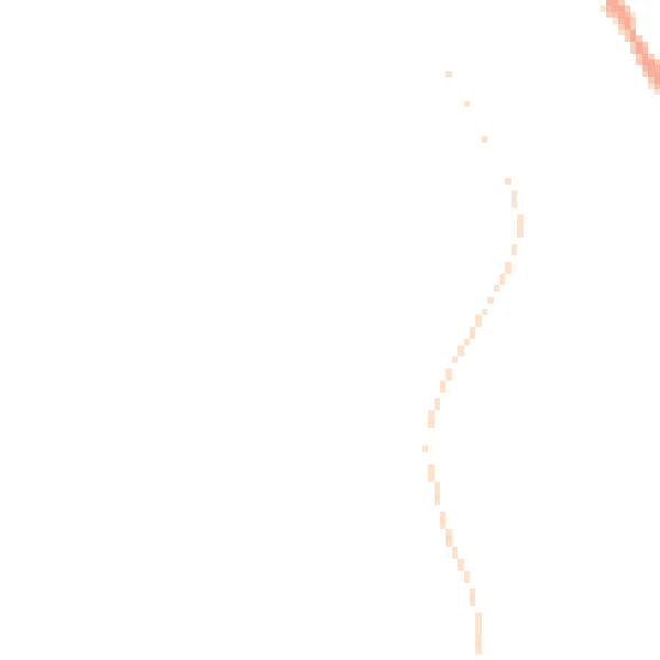 Night-time road noise heatmap for BB18 5QS