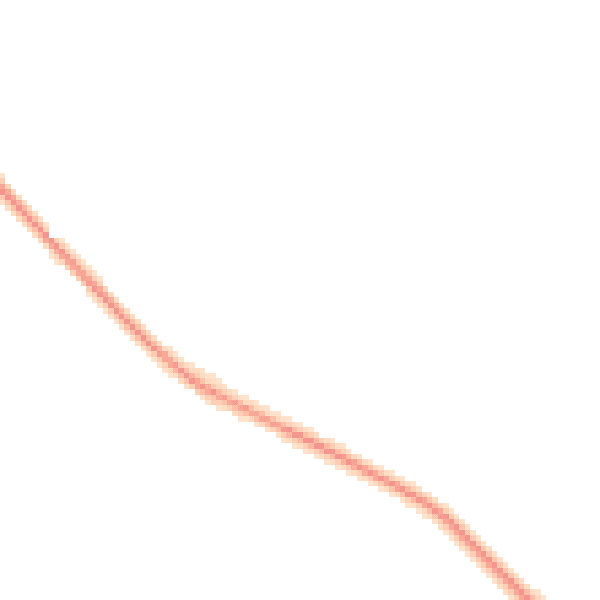 Night-time road noise heatmap for BB18 5UA