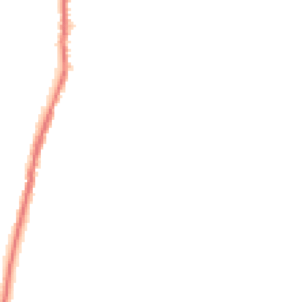 Night-time road noise heatmap for BB18 6PH