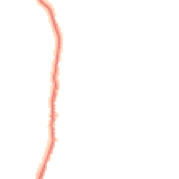Night-time road noise heatmap for BB18 6PT