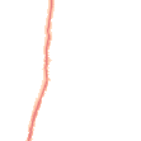 Night-time road noise heatmap for BB18 6UQ