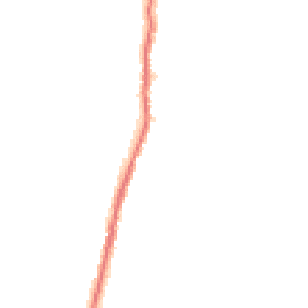 Night-time road noise heatmap for BB18 6XG