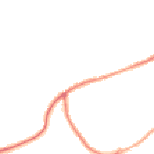 Night-time road noise heatmap for BB2 5ET
