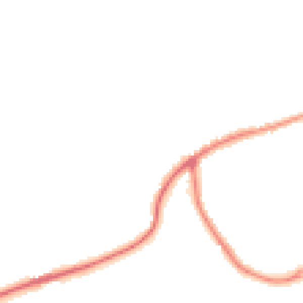 Night-time road noise heatmap for BB2 5EW
