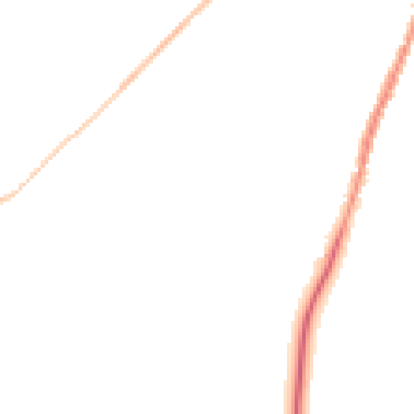 Night-time road noise heatmap for BB7 1EF