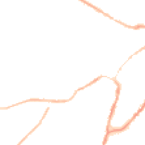 Night-time road noise heatmap for BB7 2EA