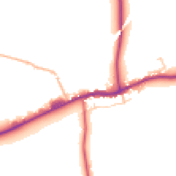Daytime road noise heatmap for BB7 4HB