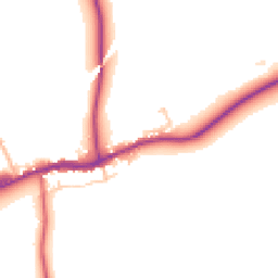 Daytime road noise heatmap for BB7 4HL