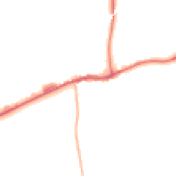 Night-time road noise heatmap for BB7 4JU