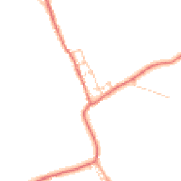 Daytime road noise heatmap for BB7 4QY
