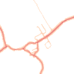 Daytime road noise heatmap for BB7 4TF