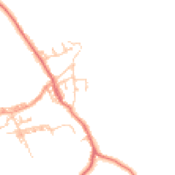 Daytime road noise heatmap for BB7 9FY