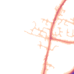 Daytime road noise heatmap for BB7 9GG