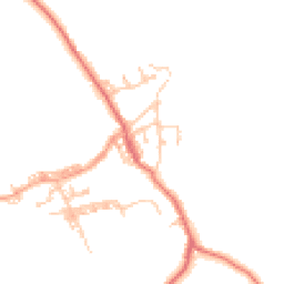 Daytime road noise heatmap for BB7 9HS