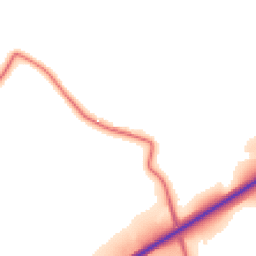 Daytime road noise heatmap for BB7 9HZ