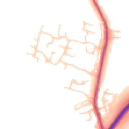 Daytime road noise heatmap for BB7 9JB