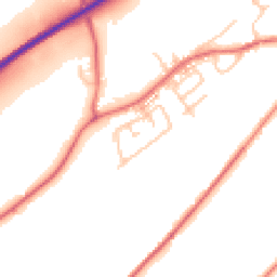 Daytime road noise heatmap for BB7 9LN