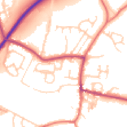 Daytime road noise heatmap for BB7 9RP