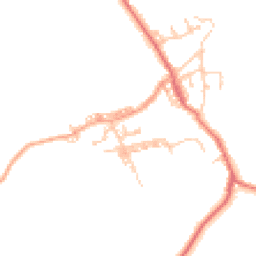 Daytime road noise heatmap for BB7 9UB
