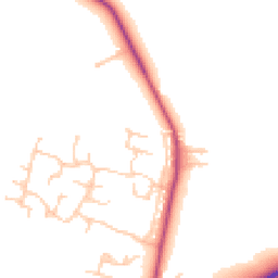 Daytime road noise heatmap for BB7 9UW