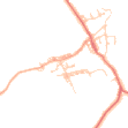 Daytime road noise heatmap for BB7 9UX