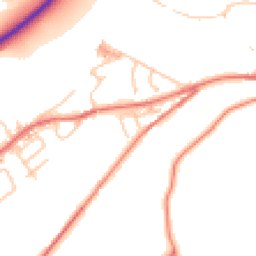 Daytime road noise heatmap for BB7 9XN