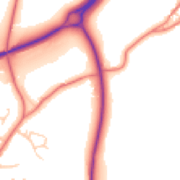 Daytime road noise heatmap for BB7 9YD