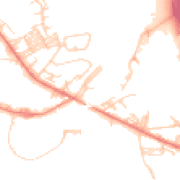 Daytime road noise heatmap for BD12 0LX