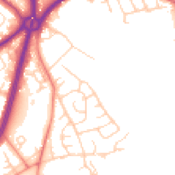 Daytime road noise heatmap for BD12 0PE