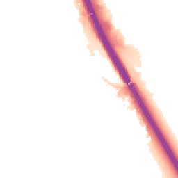 Night-time road noise heatmap for BD12 7DN