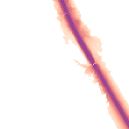 Night-time road noise heatmap for BD12 7DR