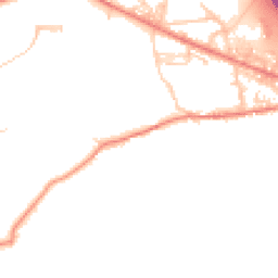 Daytime road noise heatmap for BD12 7HN