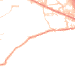 Daytime road noise heatmap for BD12 7HP
