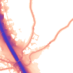 Daytime road noise heatmap for BD12 7HX