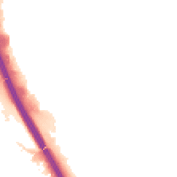 Night-time road noise heatmap for BD12 7HX