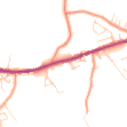Daytime road noise heatmap for BD13 1DJ