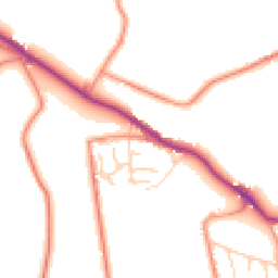 Daytime road noise heatmap for BD13 1JH