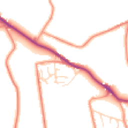 Daytime road noise heatmap for BD13 1JQ