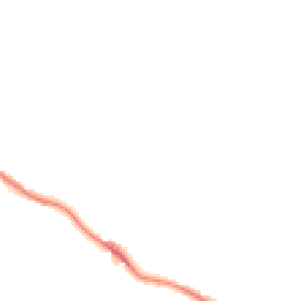 Night-time road noise heatmap for BD13 1NJ