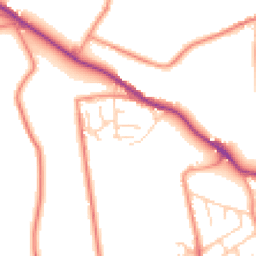 Daytime road noise heatmap for BD13 1NU