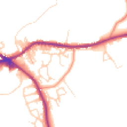 Daytime road noise heatmap for BD13 1QY