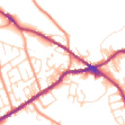 Daytime road noise heatmap for BD13 2AF