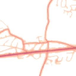 Daytime road noise heatmap for BD13 3AG